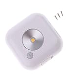 Baosity 人体赤外線センサーライト　PIR　モーションセンサー　バッテリー駆動　キャビネット　ワードローブ　ライト　全2色 - 暖かい白