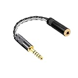 waveman 4.4 mm バランス 4.4 mm 3.5 mm 変換 ケーブル 4.4mm trs 3.5 mm 4.4 mm 変換 オーディオ ケーブル 4.4 mm to 3.5 mm 4.4 mm 変換 ケーブル (4.4mmオス 3.5mmメス)