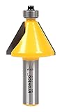 Yonico 13914 30° 角面ルータービット 軸部12.7mm（1/2インチ）