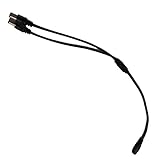 廉価版 DC電源 2分岐ケーブル 外径5.5mm 内径2.1mm 防犯カメラの電源ケーブル　電子工作