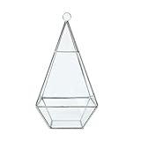 SONONIA 　2個入り　お買い得！　ガラス　テラリウム　妖精　箱庭　温室効果　ダイヤモンド状 マイクロ風景　12*12*24.5cm