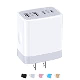 Viviber 新型usb コンセント急速充電 4ポート iPhone16充電器 type-c acアダプタ(USB-CポートPD20W+USB-Aポート10W)タイプCコンセント USB-C電源アダプター usb iphone15 タイプc充電器 iPhone 16 pro/15/Andriod/iPad対応