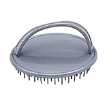 DAIHUI ヘアスカルプマッサージブラシシャンプーマッサージブラシシャワークリーニングマッサージャー（グレー）