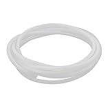 uxcell チューブ ホース 6 x 9mm シリコーン素材 半透明 水、空気パイプ 5m長 1ロール