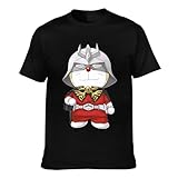 [MhaRt] Tシャツ 可愛い ネオ ジオンガンダム トップス シャツ カットソー 半袖 メンズ レディース 夏服 綿100% おしゃれ 漫画風プリント カップル着用 大きいサイズ XS～5XL