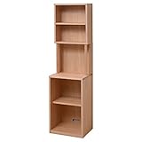 日本製(大川家具) 九州産ヒノキ無垢材使用スタディシリーズ 幅44シェルフ fk0070