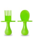 ベビースプーン フォーク グリーン グラビーズ