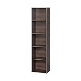 アイリスオーヤマ CBボックス/カラーボックス 〔5段 ブラウン〕 幅41.5cm CX-5F