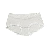 Hzjundasi 2Pcs 妊娠中の女性 Lace Edge 下着 マタニティ Low Waist Cotton パンティー ブリーフ