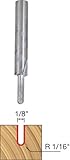 Freud 18-100 1/8-Inch Diameter Round Nose Router Bit with 1/4-Inch Shank by Freud