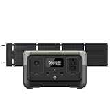 EcoFlow ポータブル電源 ソーラーパネルセット RIVER 2 ソーラーパネル 60w 1枚セット 256Wh容量 60分満充電 リン