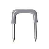 カワグチ 絶縁ステップル NO.6 100個 グレー