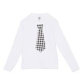 【キッズ】長袖Tシャツ「CHECKERED NECKTIE」　(親子ペア服)2T
