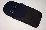 UNIVERSAL FIT FOOTMUFF COSY TOES FIT BUGGY & ALL PUSCHAIR ACCESSORIES (Navy) by TheLittles24