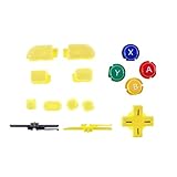 3DS XL フルボタン 15個 イエロー 交換用 ニンテンドー New3DS XL/LL New3DSXLコンソール用 カラフル ABXY D-Pad L R ZR ZL Power Home Select Start Volume 3Dボタン コンプリートセット