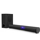 OTIC サウンドバー2.1ch テレビスピーカー 幅75CM Dolby Digital5.1ch搭載 ワイヤレスサブウーファー付き