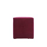 arne スツール 1人掛け チェアー ソファ 腰掛け 椅子 背もたれ無し Cube’s L46 パープルピンク モケット ファブリック 布張り