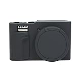SIUTATDSH カメラカバー シリコンケース 適用 Panasonic パナソニック Lumix DC-ZS99 DC-TZ99 ケース Lumix ZS99 TZ99 シリコンカメラケース 耐衝撃・防塵・軽量設計 三脚設置対応 4色選択可 (ブラック)