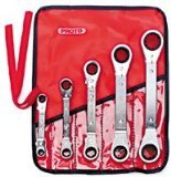 Stanley Proto J1180A 5 Piece Offset Ratcheting Box Wrench Set by Stanley-Proto