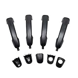 X4XZ 4ピース フロントリア 左右 エクステリアドアハンドル 運転席側 助手席側 2006-2010 ヒュンダイ ソナタ 826513K000用