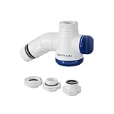 蛇口コネクター　シャワー付き　混合水栓用　3種アダプター付き