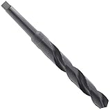 Chicago Latrobe 110S High-Speed Steel Taper Shank Drill Bit, Black Oxide Finish, #2 Morse Taper Shan