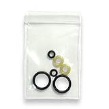 HFC134a ねじ切りガス缶 サービス缶 ノズル アダプター キット 注入 バルブ 予備 補修 パッキン ポリウレタン Oリング 強度アップ