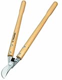 Truper 31481 Loppers, Rubber Bumper Guard Forged By-Pass Lopper, 21-Inch Double Riveted Hardwood Han