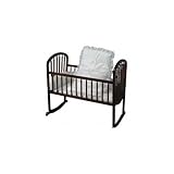 Baby Doll Bedding Carnation Eyelet Cradle Set, Ecru by BabyDoll Bedding