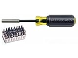 Klein Tools 32510 Magnetic Screwdriver with 32-Piece Tamperproof Bit Set [並行輸入品]