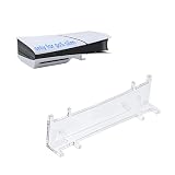 Mcbazel 新型PS5 Slim用 簡易スタンド 横置きスタンド 取り付け簡単 PS5 Slimデジタル版/ディスク版に対応 PS5（旧型）/ PS5 Pro非対応- 透明