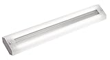 Access Lighting 30111-BS/FST Tahoe 2-Light 36-Inch Wall/Ceiling Fixture, Brushed Steel Finish with F