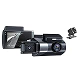 Docooler ダッシュカム フロント&リア 1080P HD フルダッシュカム 車用 DVR WiFi&アプリコントロール