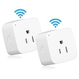 EEEKit WiFiスマートプラグMiniコンセントと互換性Alexaエコーワイヤレスタイマーソケットnoハブ必要なリモート・コントロールbyスマート電話 100252