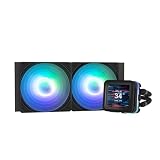 ZALMAN ALPHA2 DS A24 Black 2.73インチ IPS液晶ディスプレイ搭載 240mm 簡易水冷CPUクーラー ブラック HS1506