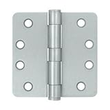 Deltana S44R4HD26D HD Steel 4-Inch x 4-Inch x 1/4-Inch Radius Hinge [並行輸入品]
