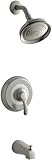 KOHLER T12007-4SE-BN Fairfax Rite-Temp Pressure-Balancing Bath and Shower Faucet, Vibrant Brushed Ni