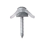 波板ビス ポリカ座クリアー ラスパートシルバー 5×35 100本 鉄板小波用 木下地アルミ兼用トラス頭 波板用 アミD