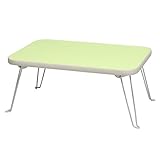 鏡面 折りたたみ式 ミニーテーブル パステルカラー テーブル 幅45cm カラー：パステルグリーン