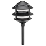 Intermatic CL191 Malibu Low Voltage Premium Cast Metal 3 Tier 11-Watt Landscape Light, Black [並行輸入品]