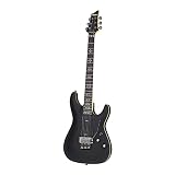 Schecter 6弦ソリッドボディエレキギター エイジドブラックサテン (3661)
