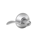 Schlage F40ACC626 Accent Privacy Lever, Satin Chrome [並行輸入品]