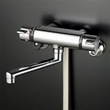 [KF800WTR2]KVK 栓金具 サーモスタット式シャワー 水栓 ケーブイケー 240mmパイプ付 寒冷地用