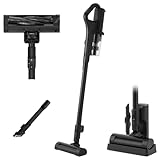 アイリスオーヤマ コードレス サイクロンスティッククリーナー SCD-AZ18P2-B 軽量1.3kg きわまでヘッド 充電スタンド付