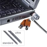 - - - - - - - – MicroSaver Keyed Ultraノートパソコンロック、6 ft。スチールケーブル、2つのキー