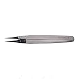 DUMONT製 精密ピンセット先端交換式ﾋﾟﾝｾｯﾄ 黒ESD 全長130幅5.35厚さ0.3 1ヶ入 TPDAE-130-30W