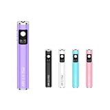 ヴェポライザー Yocan ARI2.0 Plus 510 Battery 900mAh 【Type-cケーブル付き】 OLEDディスプレイ搭載 大容量バッテリー ペン型 510規格 510スレッド 電子タバコ 電子VAPE VAPE CBD Vaporizer 正規品 (パープル)