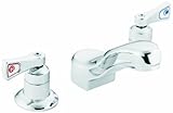 Moen 8220 Commercial M-Dura Widespread Lavatory Faucet 2.2 gpm, Chrome [並行輸入品]