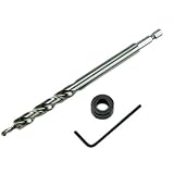 Wrisky 1/4 Hex Twist Step Drill Bit Set for Kreg Pocket Hole Drill Jig Guide 3/8 New by Wrisky
