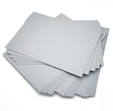 両ねずグレー台紙"600-A4" 20枚 297×210 厚さ0.9ｍｍ 工作用 チップボール 厚紙 保護紙 日本製 G６００-Ａ４-２０枚